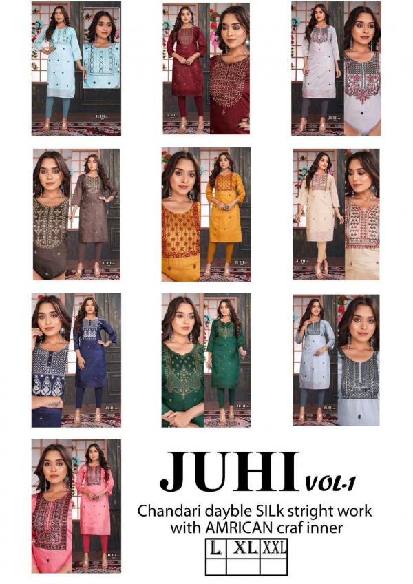 Golden Juhi Vol 1 Casual Fancy Designer Kurti Collection